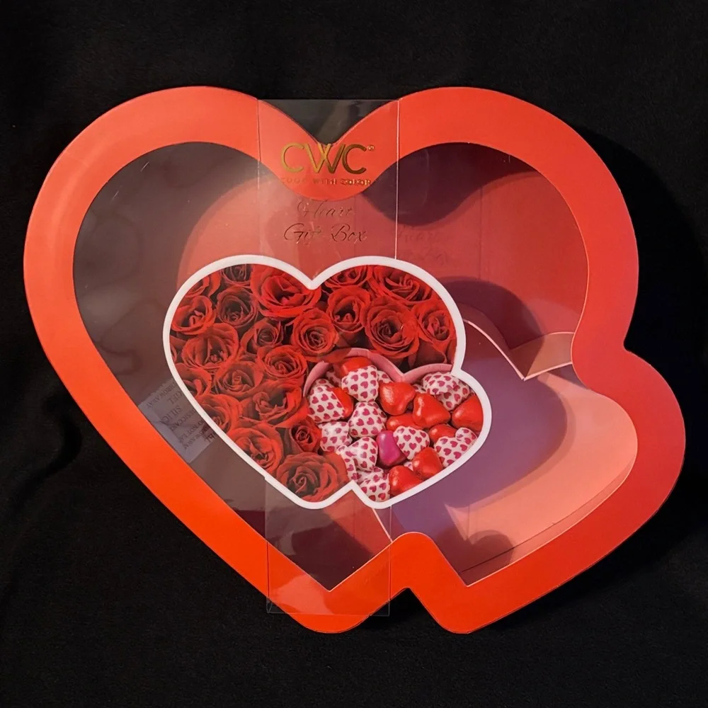 Gift Box with Clear Top View
